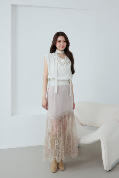 着用モデル：167cm 【トップス】カラー：off white 【ボトムス】カラー：pink サイズ：SM