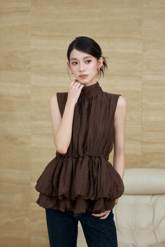 着用モデル：170cm カラー：brown