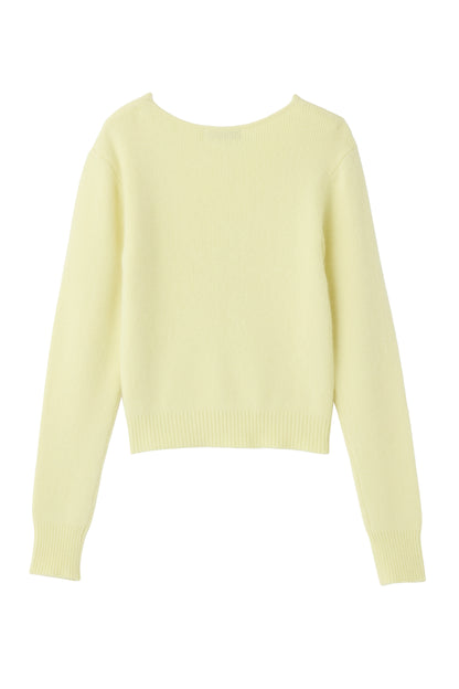 フェザリーパールニットカーディガンセット