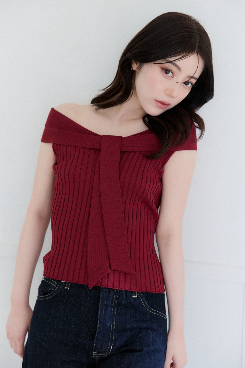着用モデル：157cm カラー：red