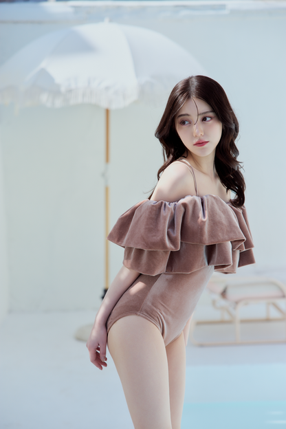 ベロアフリルスイムスーツ