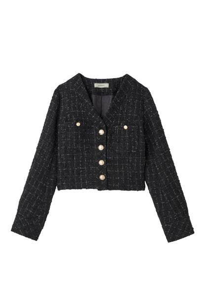 ルミナスツイードコンパクトジャケット