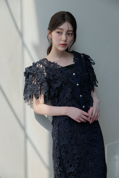 着用モデル：157cm カラー：navy
