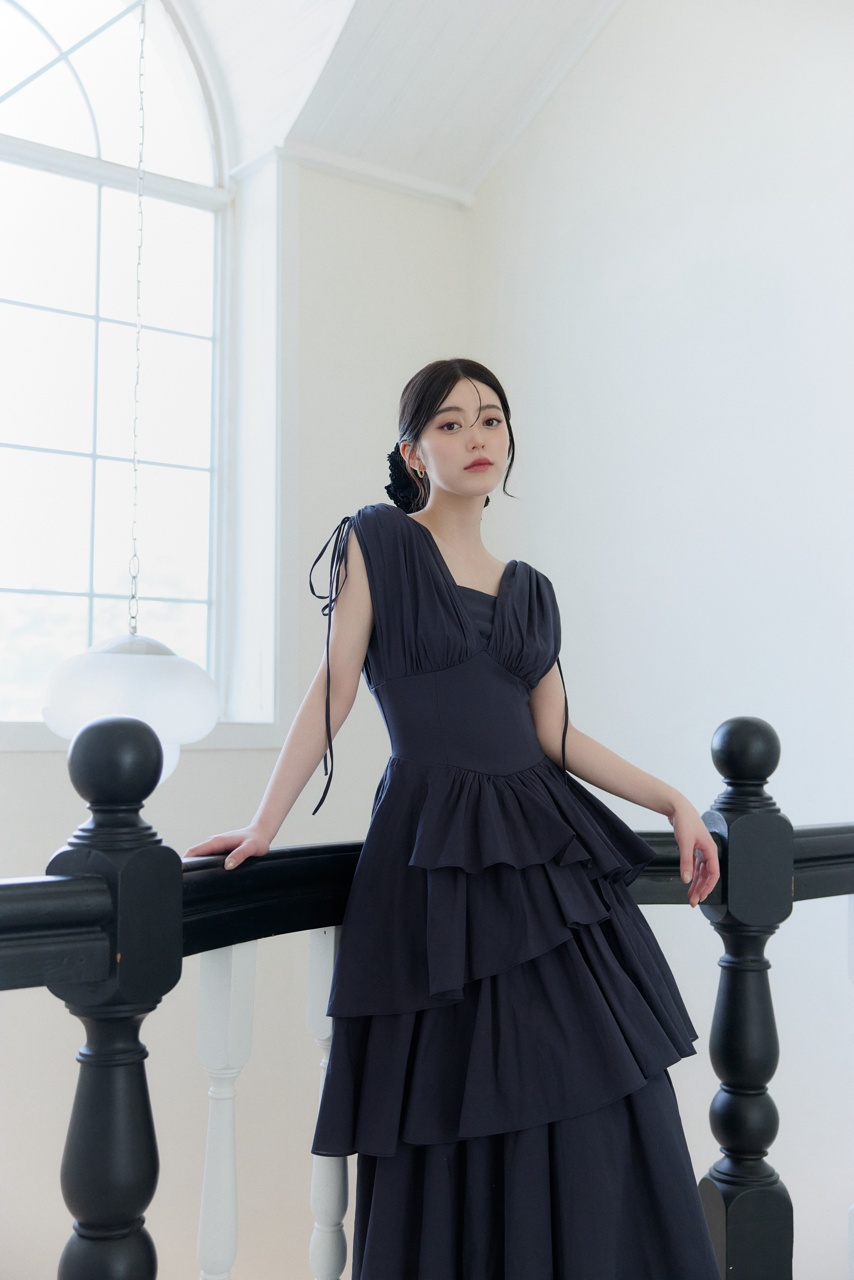エアリーティアード ビスチェワンピース – poláura OFFICIAL ONLINE STORE
