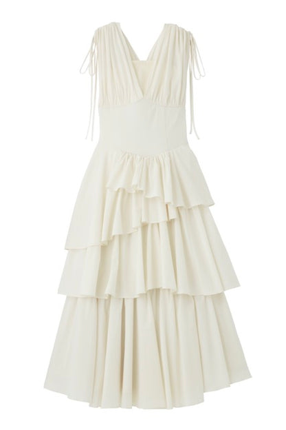 エアリーティアード ビスチェワンピース