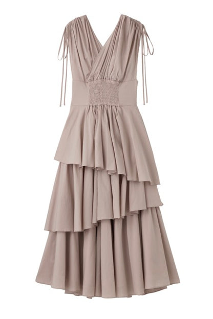 エアリーティアード ビスチェワンピース