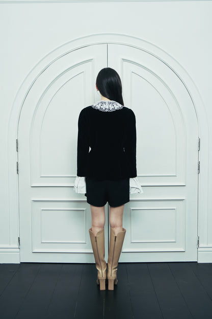 モデル身長：166cm カラー：black