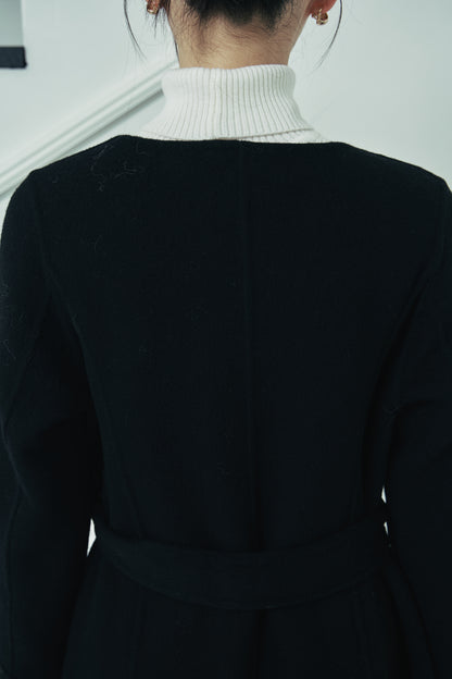 モデル身長：166cm 【アウター】カラー：black サイズ：MM