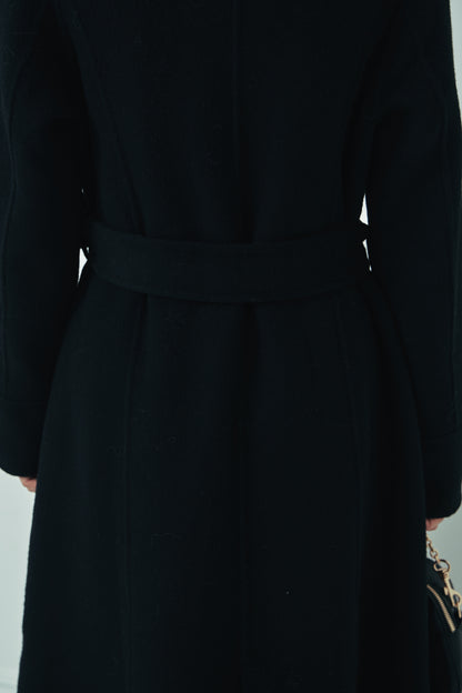 モデル身長：166cm 【アウター】カラー：black サイズ：MM