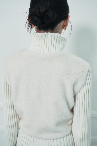モデル身長：166cm 【トップス】カラー：off white 