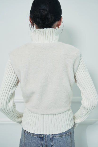 モデル身長：166cm 【トップス】カラー：off white 