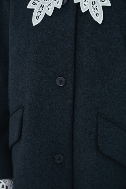 モデル身長：166cm 【アウター】カラー：grey サイズ：MM