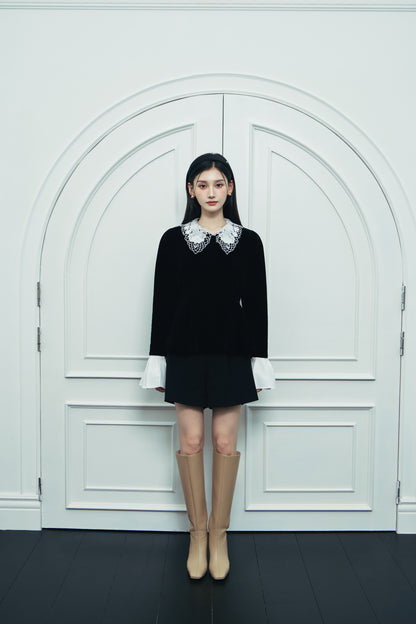 モデル身長：166cm カラー：black