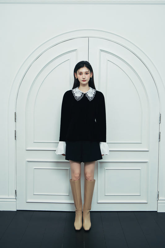 モデル身長：166cm カラー：black