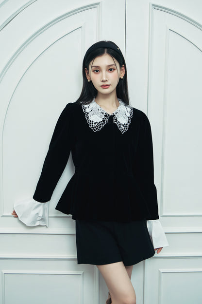 モデル身長：166cm カラー：black