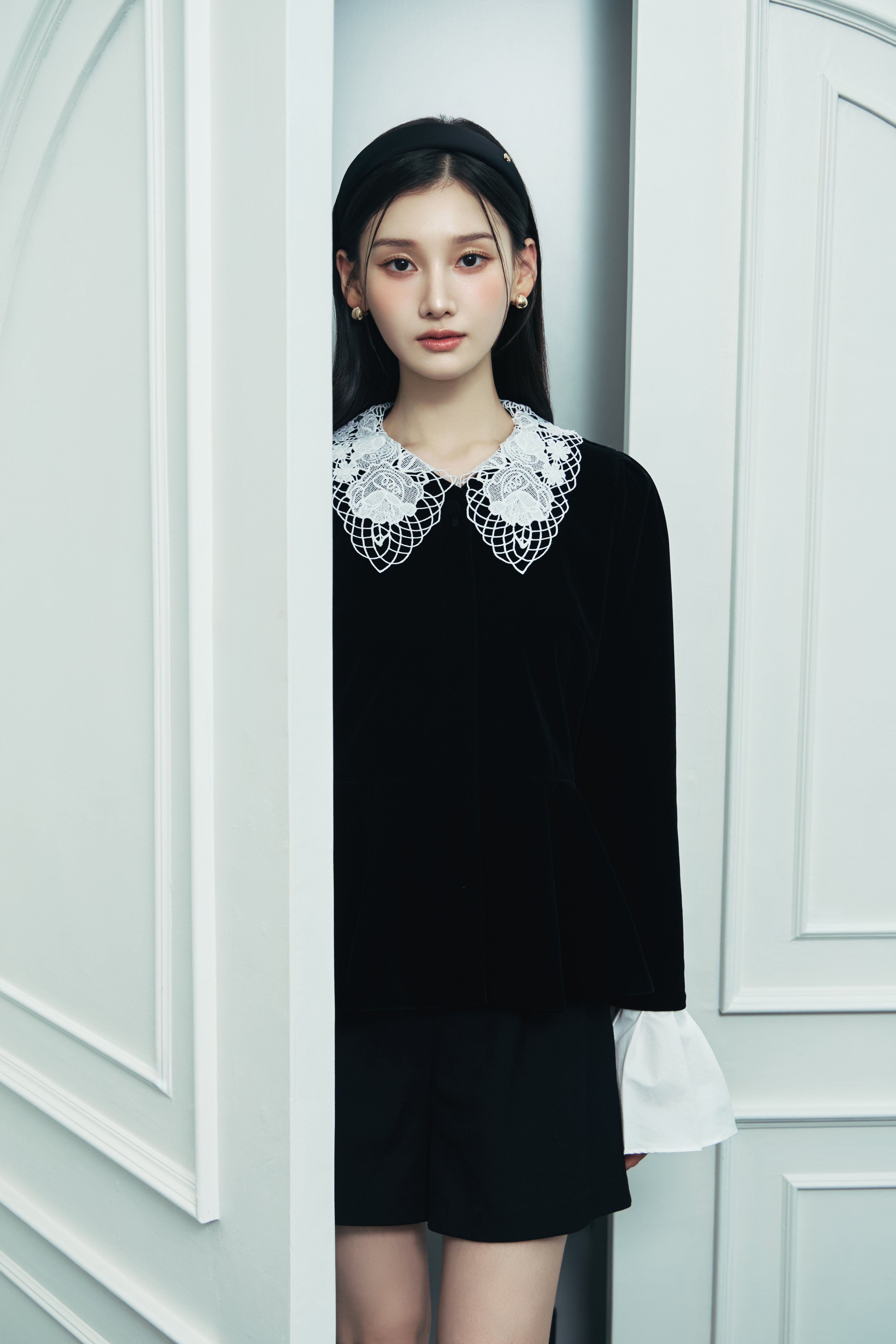 ロゼットベルベットジャケットトップ – poláura OFFICIAL ONLINE STORE