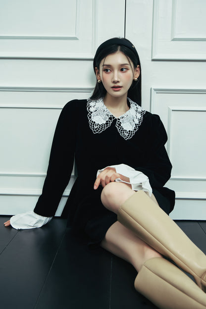 モデル身長：166cm カラー：black