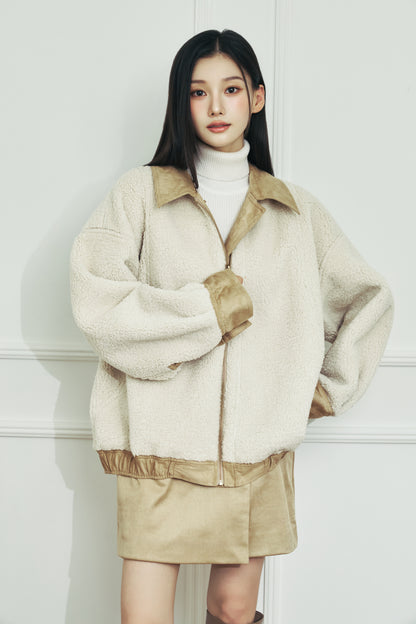 モデル身長：166cm 【アウター】カラー：beige 【トップス】カラー：off white 【ボトムス】カラー：beige サイズ：MM