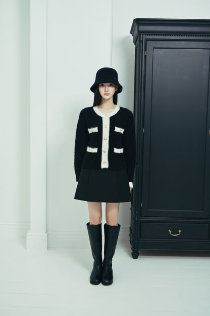 モデル身長：166cm カラー：black base× off white