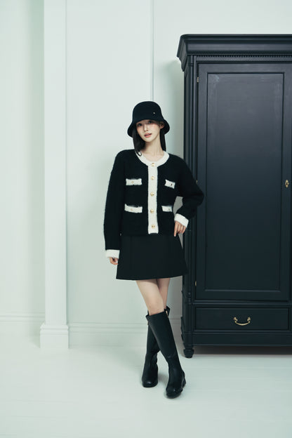 モデル身長：166cm 【トップス】カラー：black base× off white