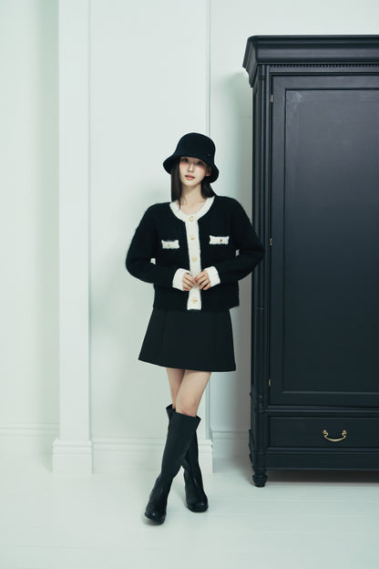 モデル身長：166cm 【トップス】カラー：black base× off white