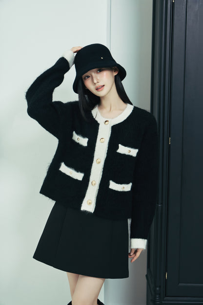 モデル身長：166cm 【トップス】カラー：black base× off white