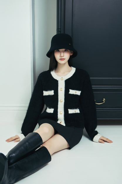 モデル身長：166cm カラー：black base× off white
