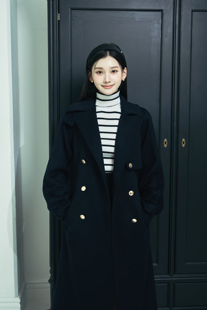 モデル身長：166cm カラー：navy