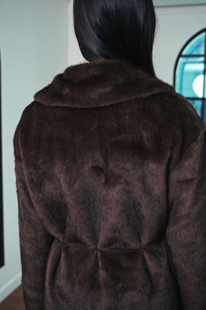 モデル身長：166cm 【アウター】カラー：brown