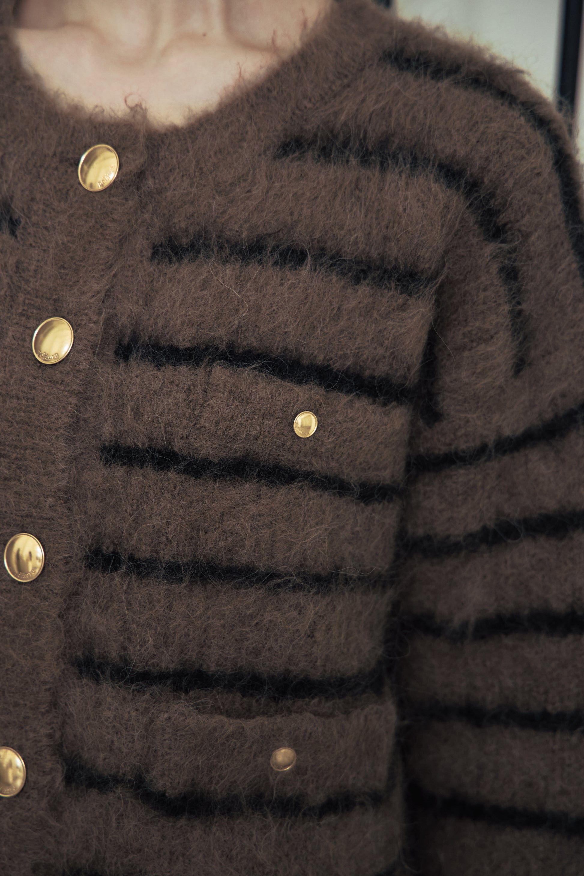 カラー：brown × black border