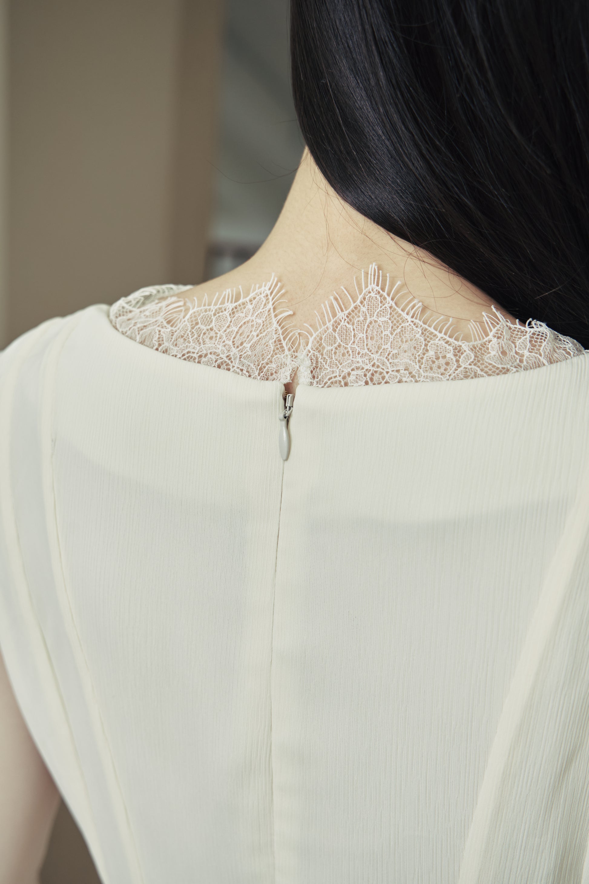 モデル身長：166cm カラー：ivory サイズ：MM