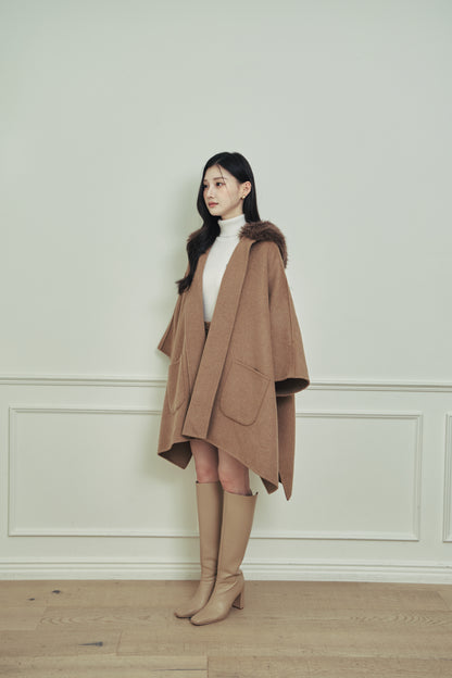 モデル身長：166cm 【アウター】カラー：camel