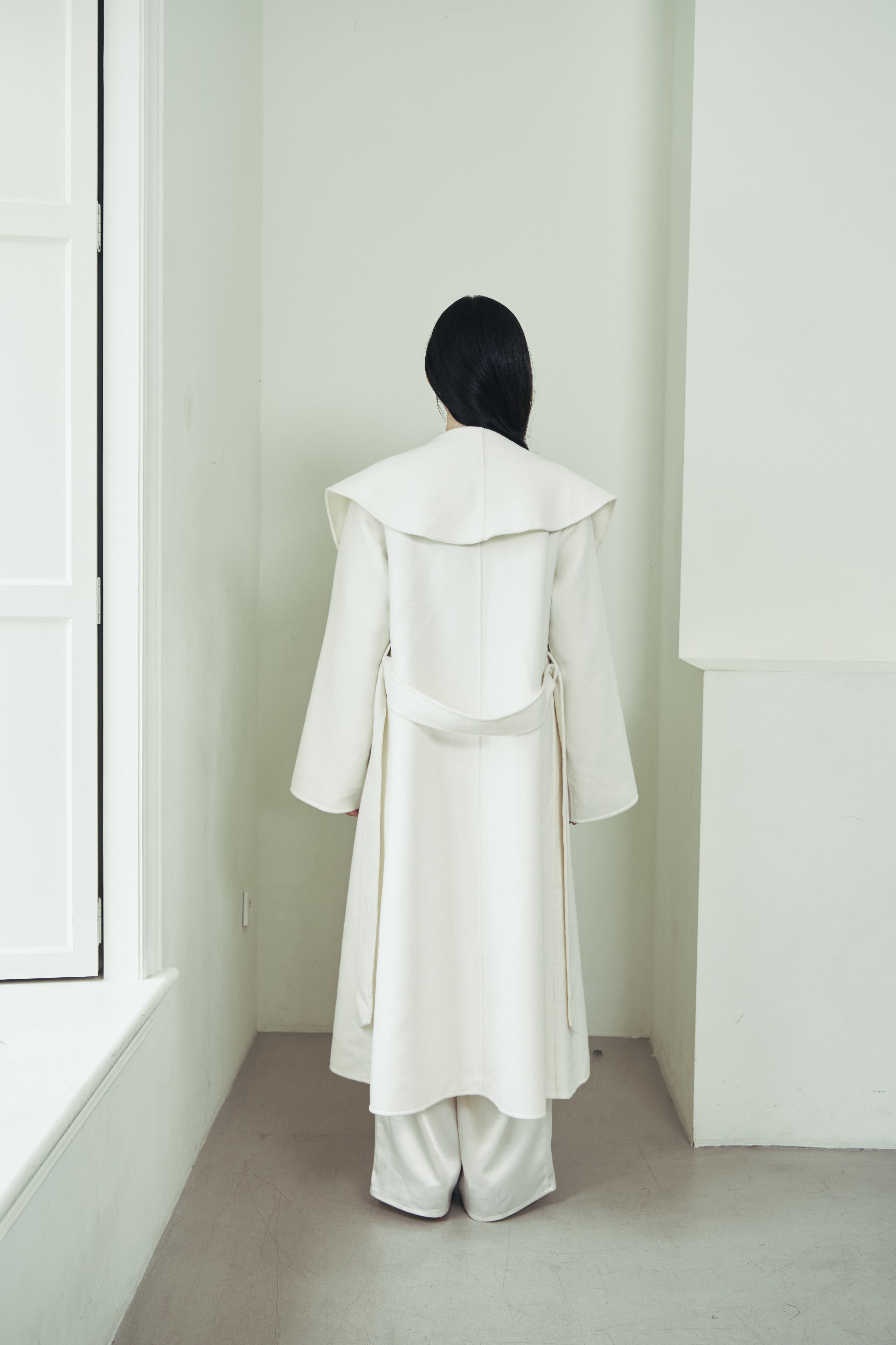 ショールカラーウールロングコート – poláura OFFICIAL ONLINE STORE