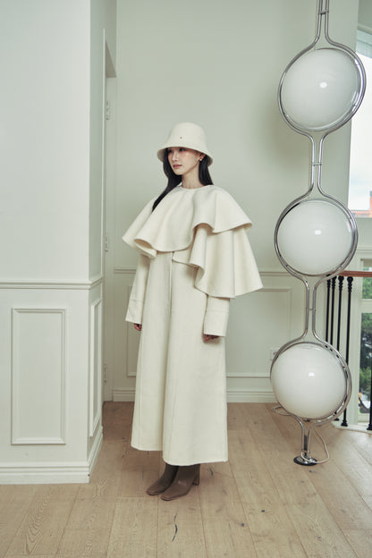 モデル身長：166cm 【アウター】カラー：off white サイズ：MM