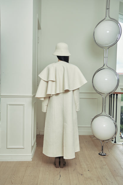 モデル身長：166cm 【アウター】カラー：off white サイズ：MM