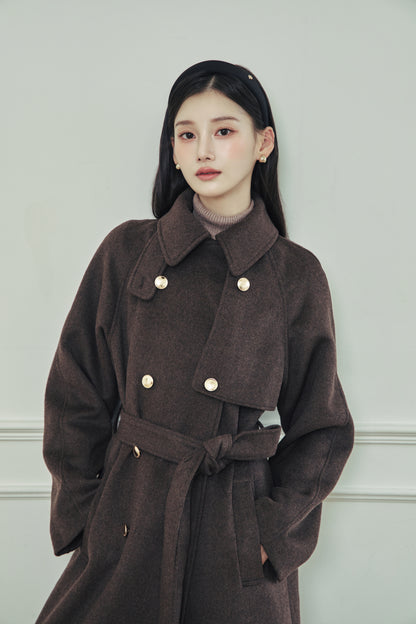 モデル身長：166cm カラー：brown