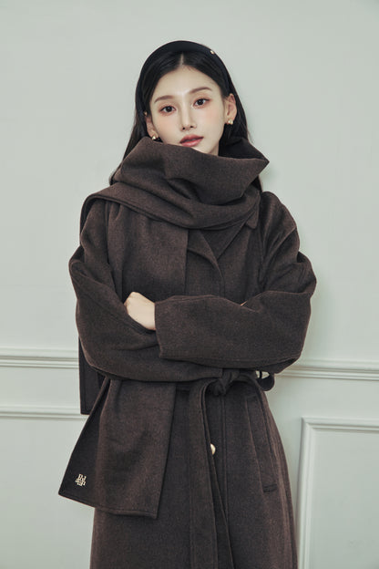 モデル身長：166cm カラー：brown