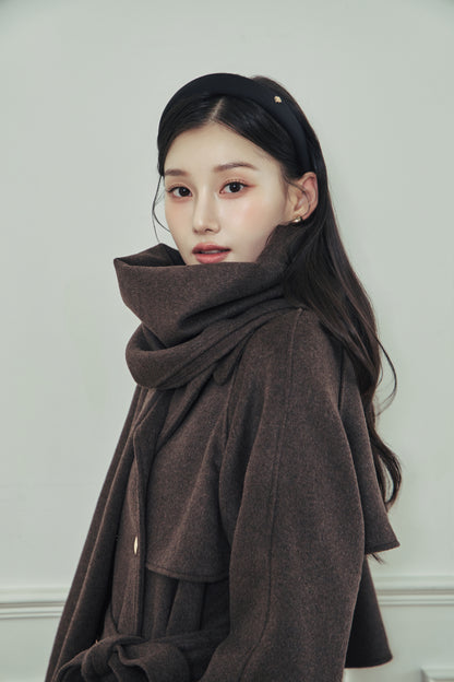 モデル身長：166cm カラー：brown