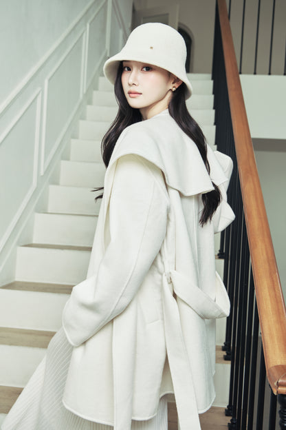 モデル身長：166cm サイズ：MM カラー：off white