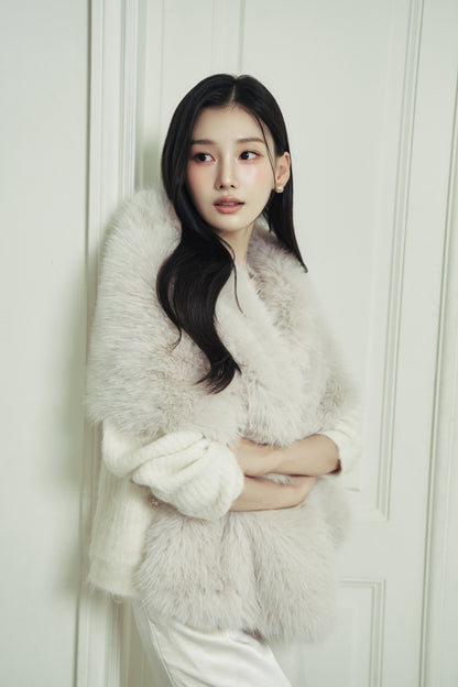 モデル身長：166cm カラー：ivory