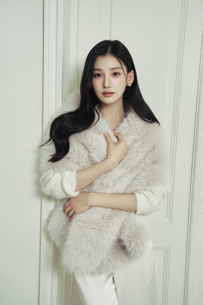 モデル身長：166cm カラー：ivory