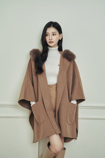 モデル身長：166cm 【アウター】カラー：camel