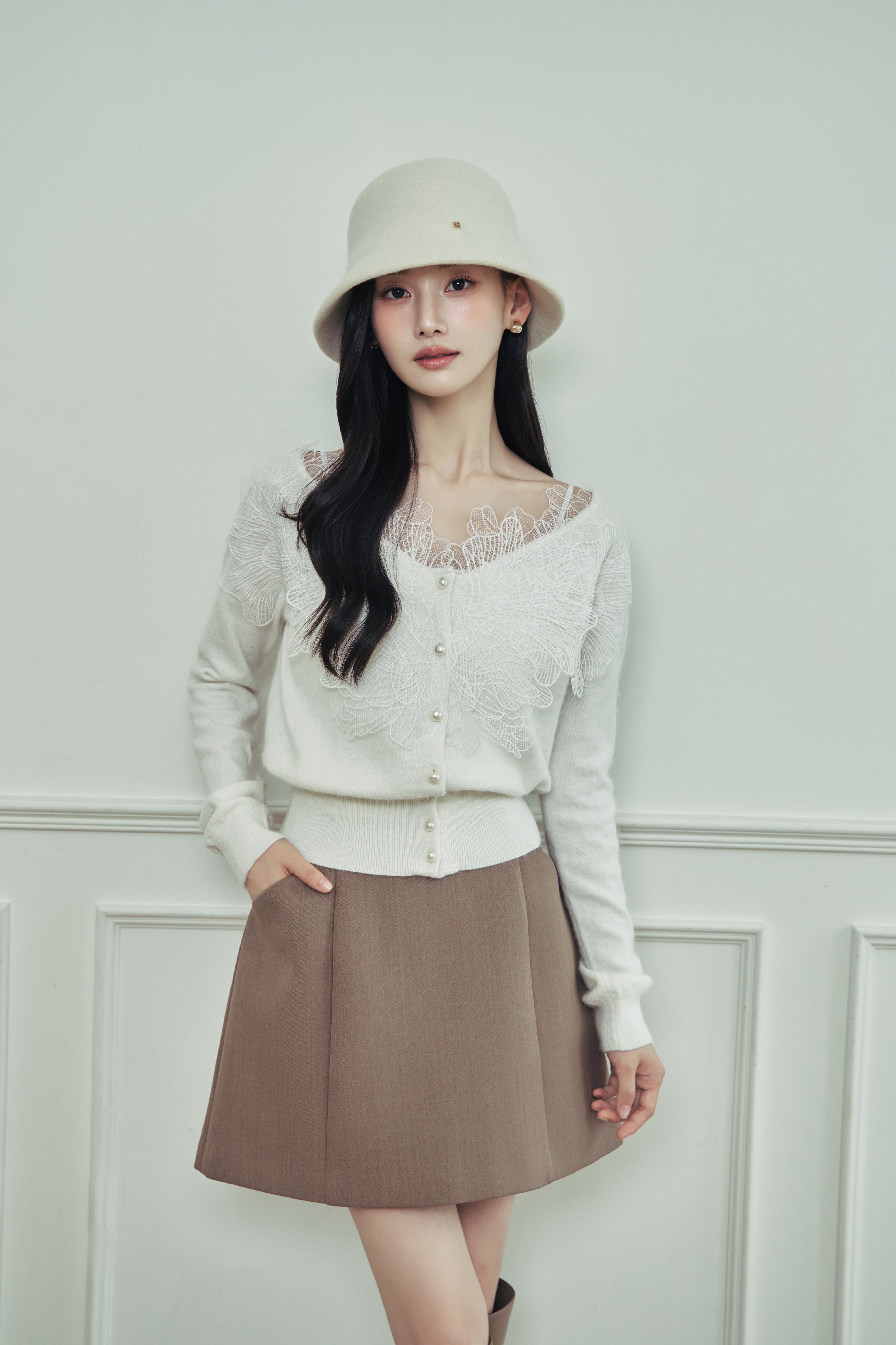 レースフリルカーディガン – poláura OFFICIAL ONLINE STORE