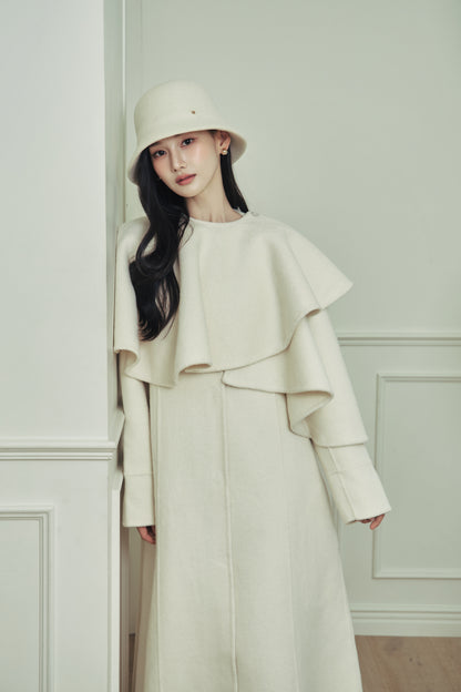 モデル身長：166cm 【アウター】カラー：off white サイズ：MM