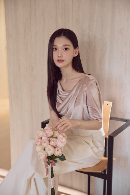 モデル身長：166cm トップスカラー：pink