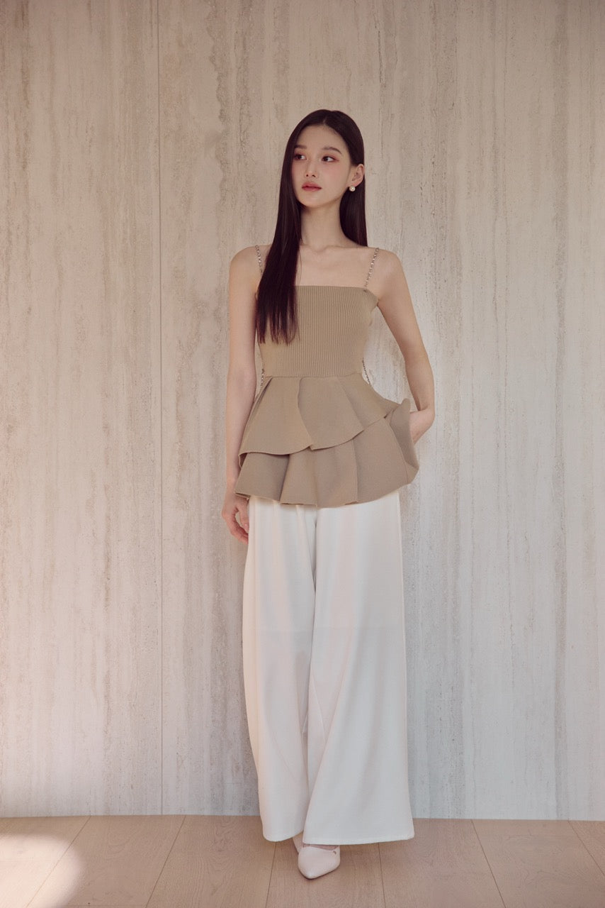 アシンメトリータックワイドパンツ – poláura OFFICIAL ONLINE STORE