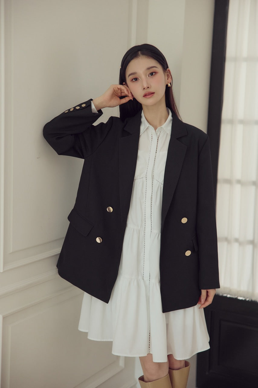 ポイントボタンテーラードジャケット – poláura OFFICIAL ONLINE STORE