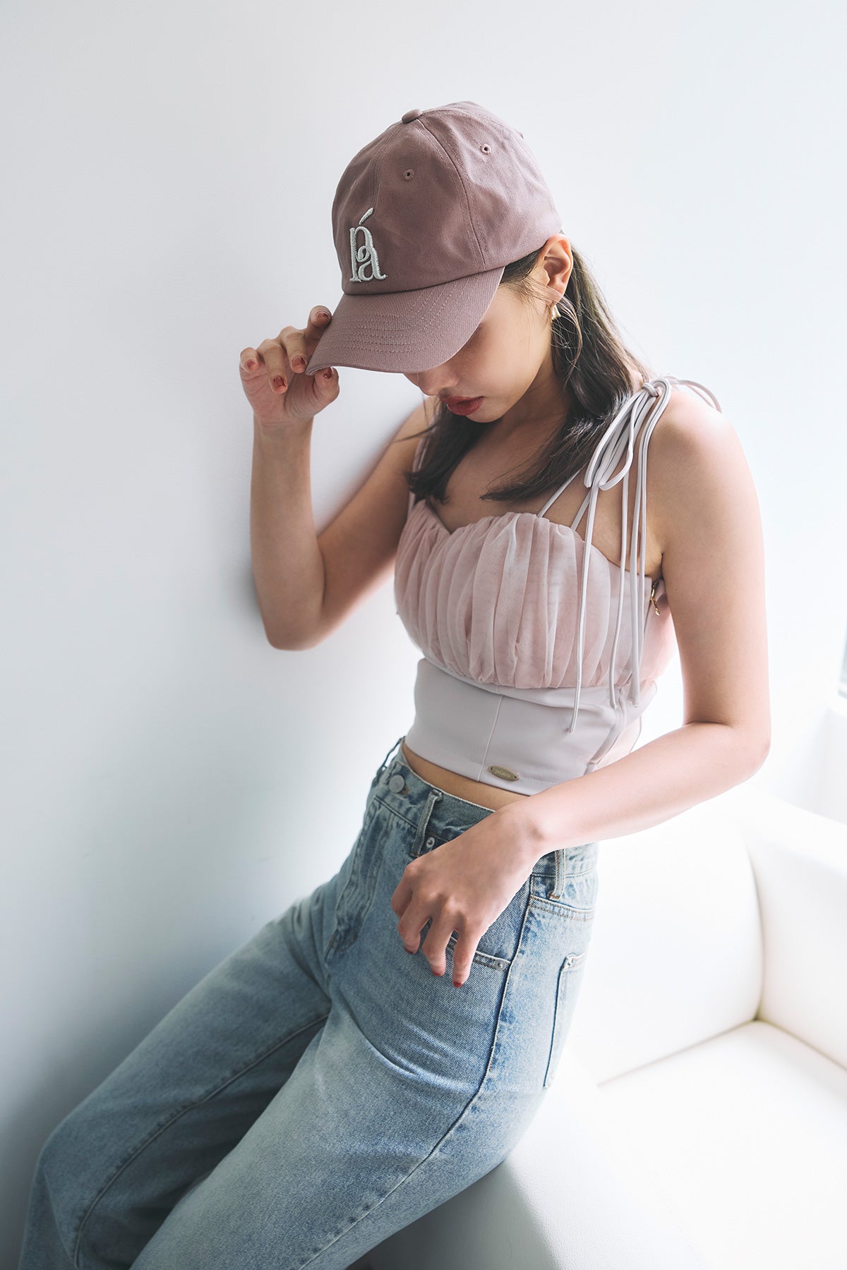 ダブルリボンチュールトップス　black  poláura ダブルリボンチュールトップス – poláura OFFICIAL ONLINE STORE