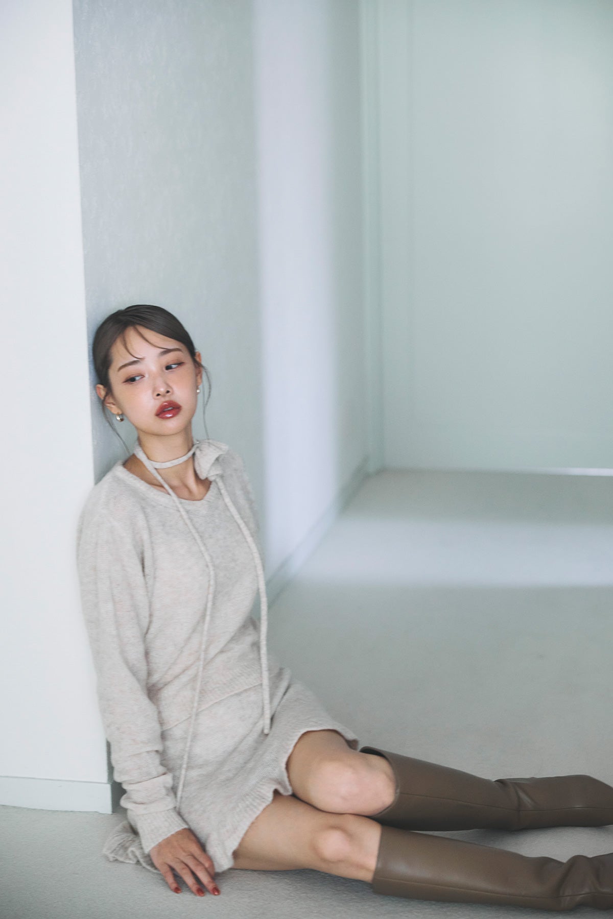 ローズアクセントニットセットアップ – poláura OFFICIAL ONLINE STORE