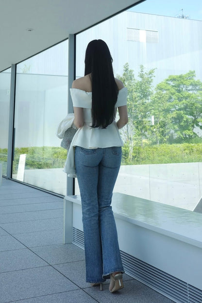 モデル身長：171cm　サイズ：FREE　カラー：white